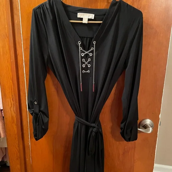 MICHAEL Michael Kors | Dresses | Michael Kors Womens Chain Lace Up Shift  Dress | Poshmark